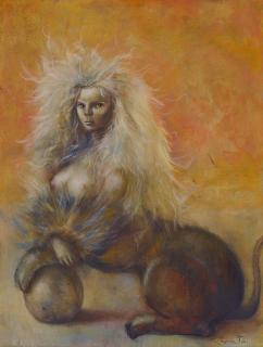 Leonor Fini - Sphinx pour David Barrett