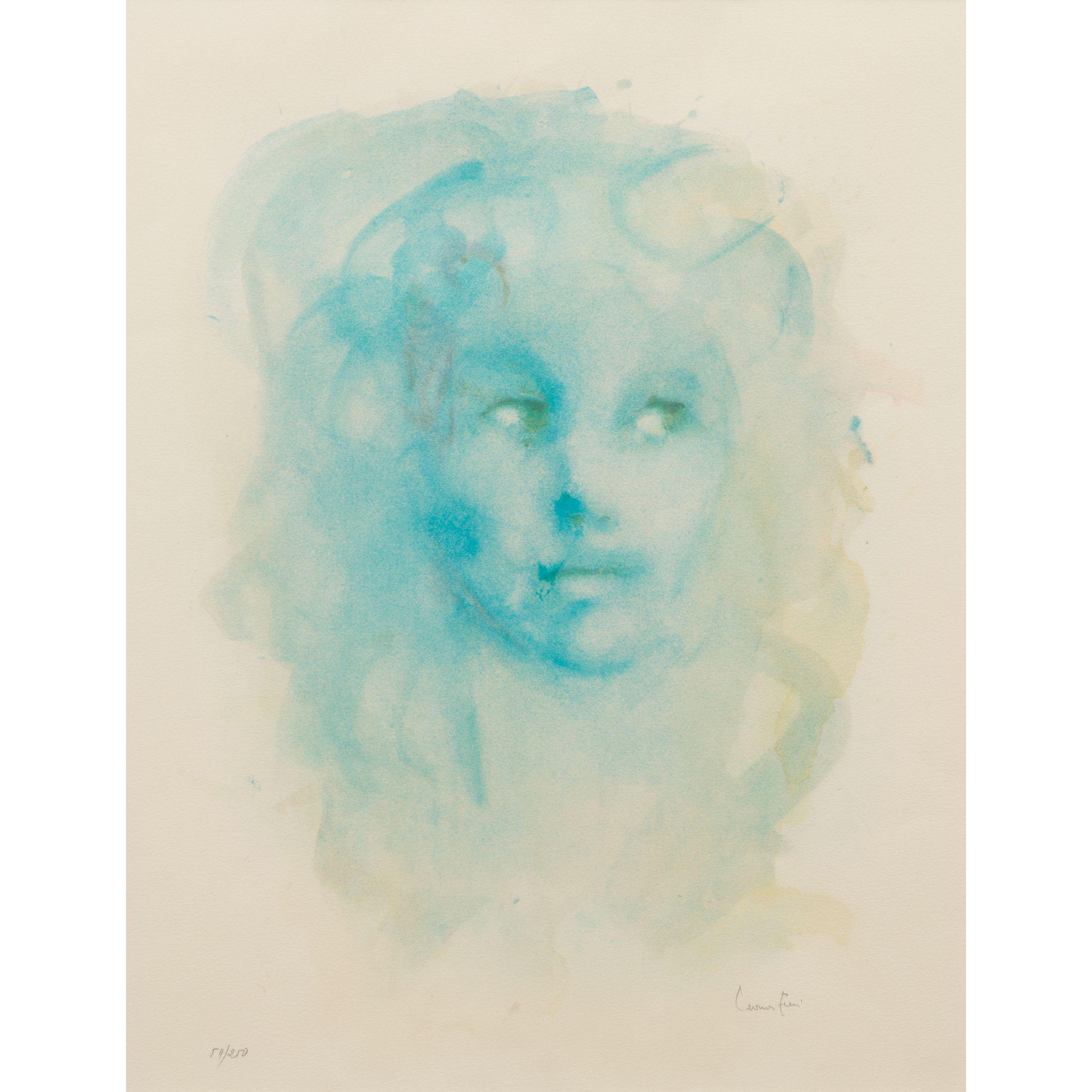 Leonor Fini - Visage bleu