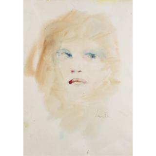 Leonor Fini - Visage De Femme, Yeux Ouverts