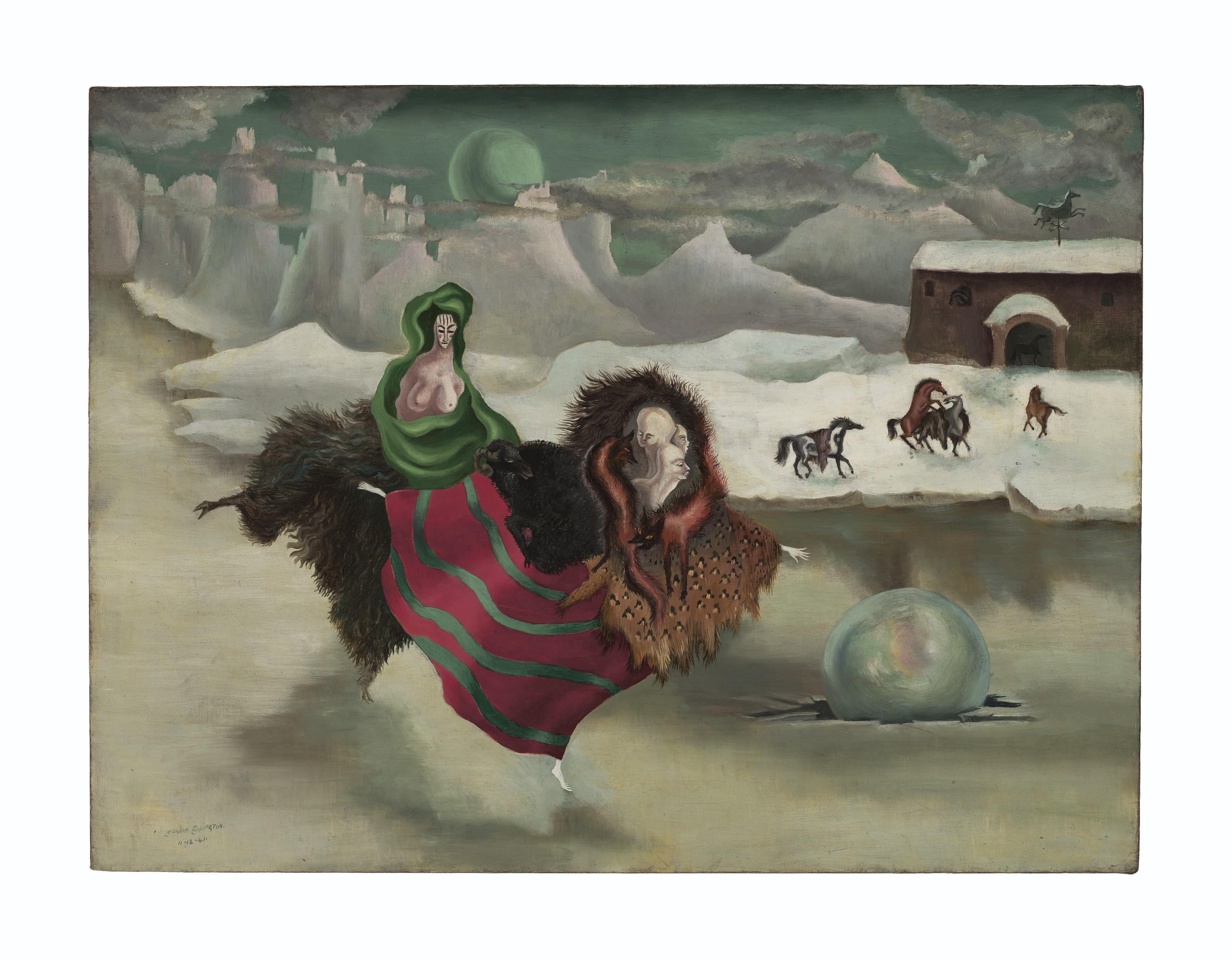 Leonora Carrington - La joie de patinage (The Joy of Skating)