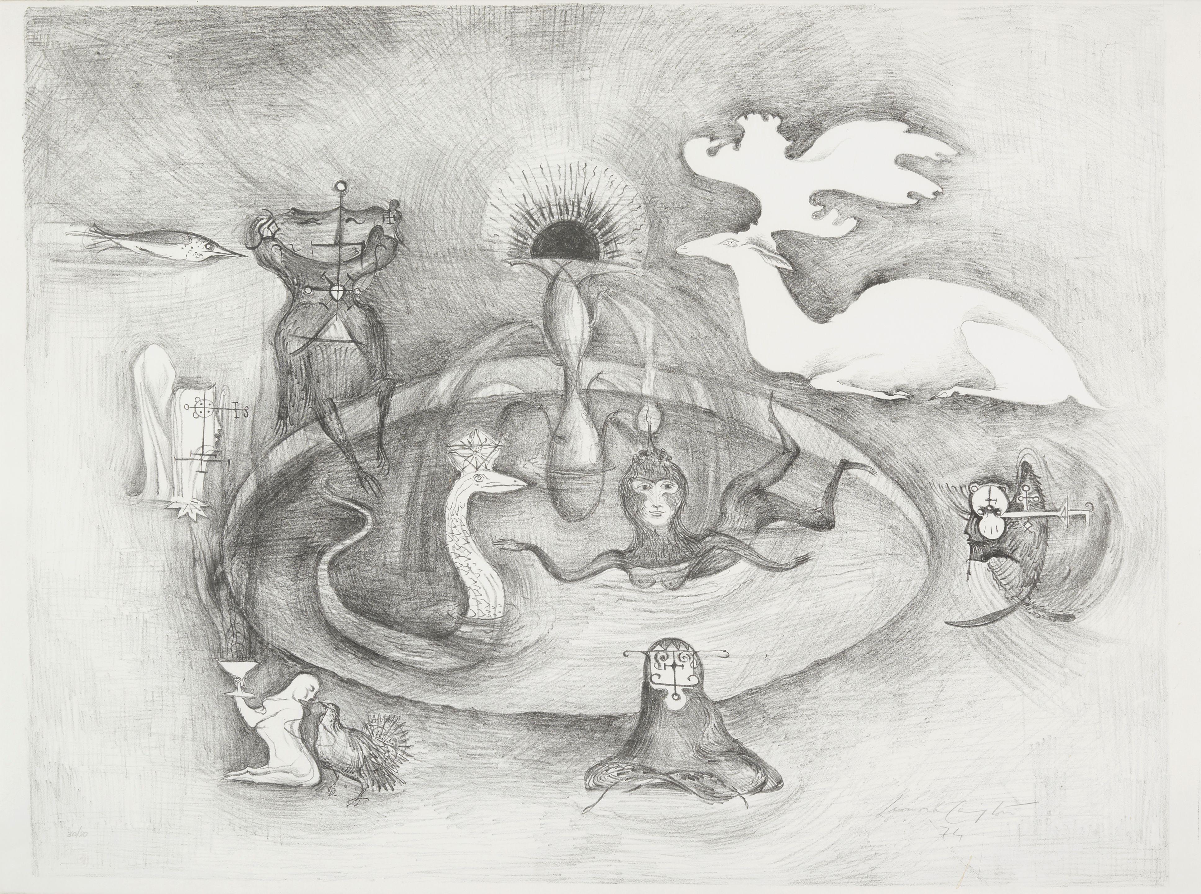 Leonora Carrington - Stag at Mourn