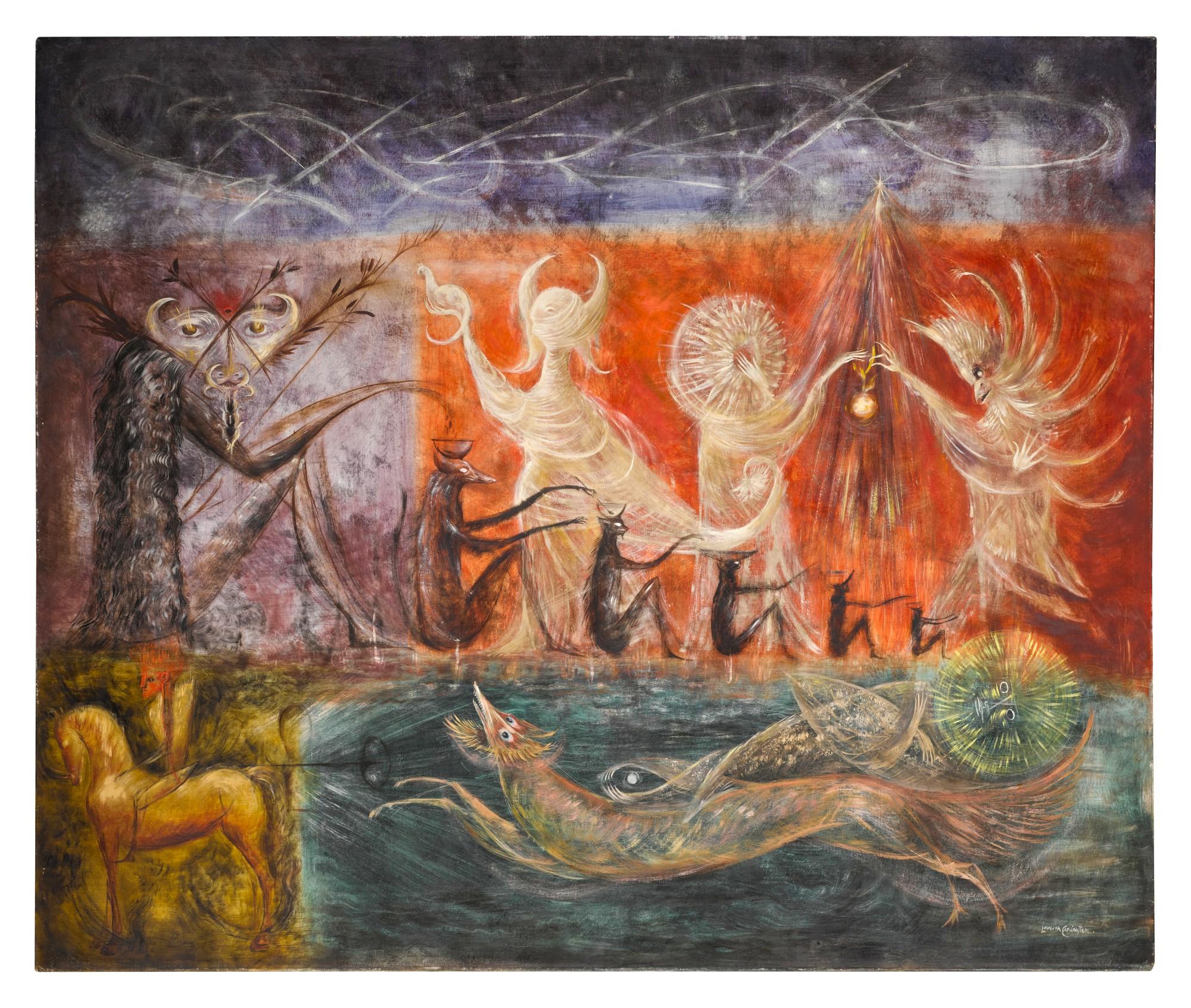 Leonora Carrington - Sueño (Nephesh as the Soul in a State of Sleep)