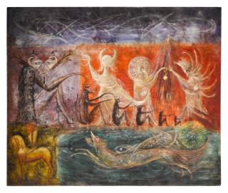 Leonora Carrington - Sueño (Nephesh as the Soul in a State of Sleep)