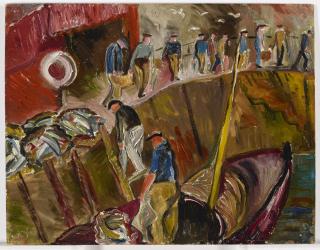 Leonora Carrington - Unloading the catch