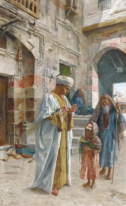 Leopold Alphons Mielich - An Oriental Street