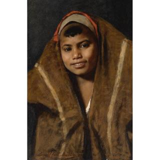 Leopold Carl Müller - Austrian an Innocent Smile