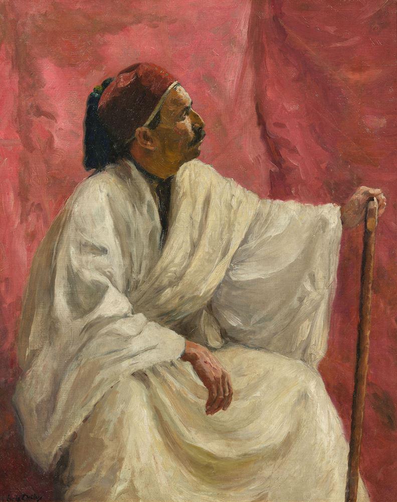 Leopold Carl Müller - Porträt eines Orientalen.