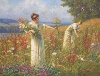 Léopold-Franz Kowalsky - Picking Wildflowers