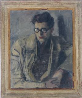 Leopold Gottlieb - Portrait of a man, wearing glasses