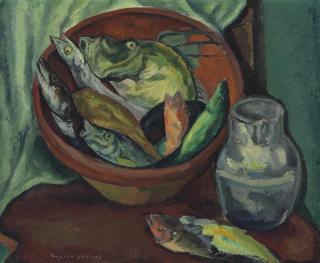 Léopold Gottlieb - Still Life with Fish