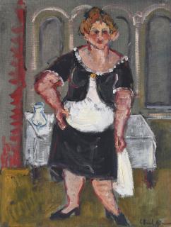 Leopold Haefliger - Serviertochter, um 1976