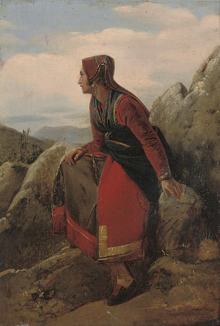 Léopold-Louis Robert - A rest on a mountain path