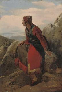 Léopold-Louis Robert - A rest on a mountain path