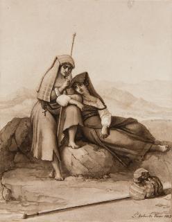 Léopold Louis Robert - Italienische Hirtinnen bei der Rast.