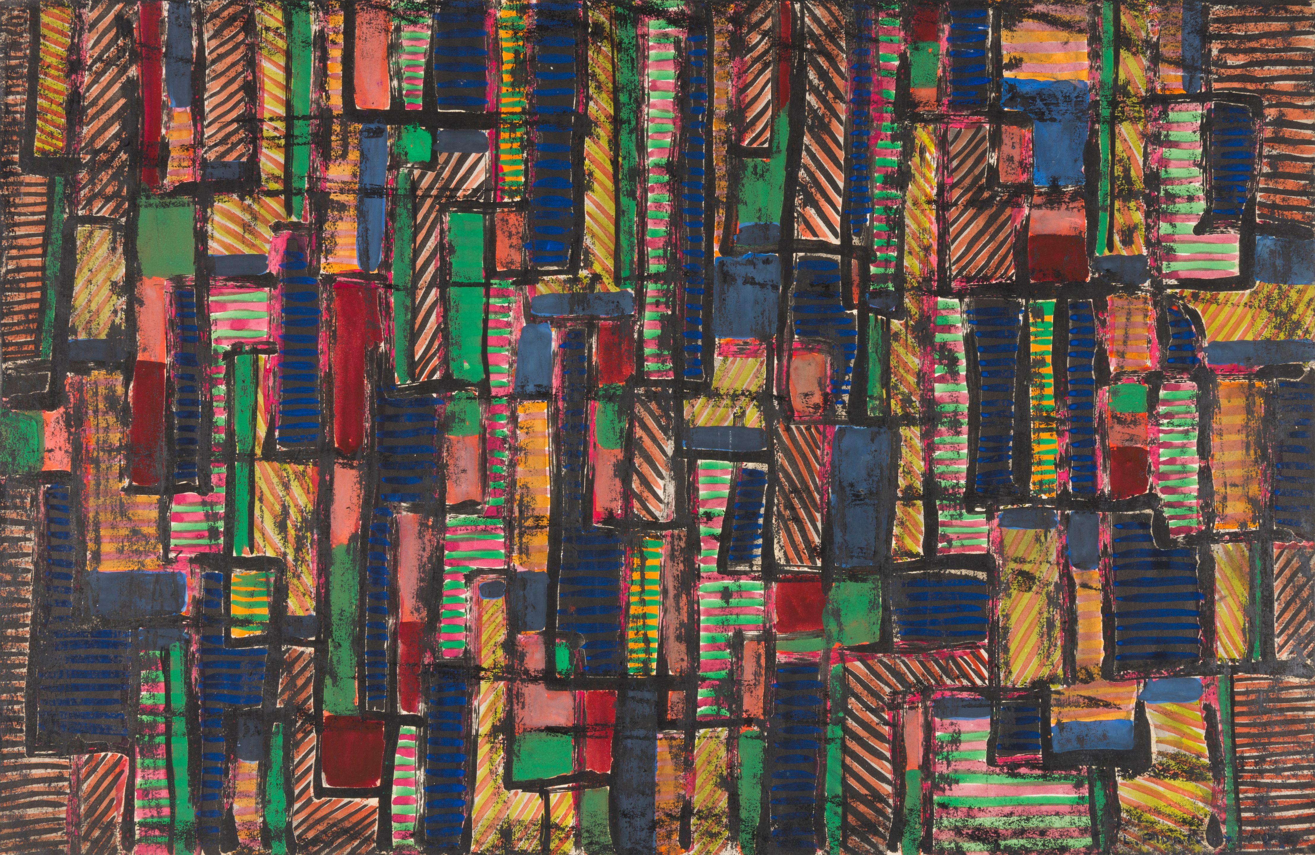 Leopold Plomteux - Composition abstraite