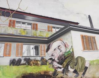 Léopold Rabus - Un paysant attrapant un corbeau (a farmer catching a raven)