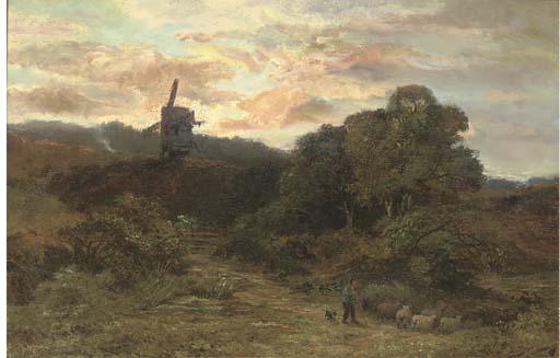 Leopold Rivers, R.B.A. - A bit of Surrey, near Hazelmere