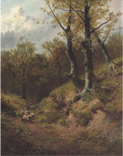 Leopold Rivers - A Shepherd Returning Home