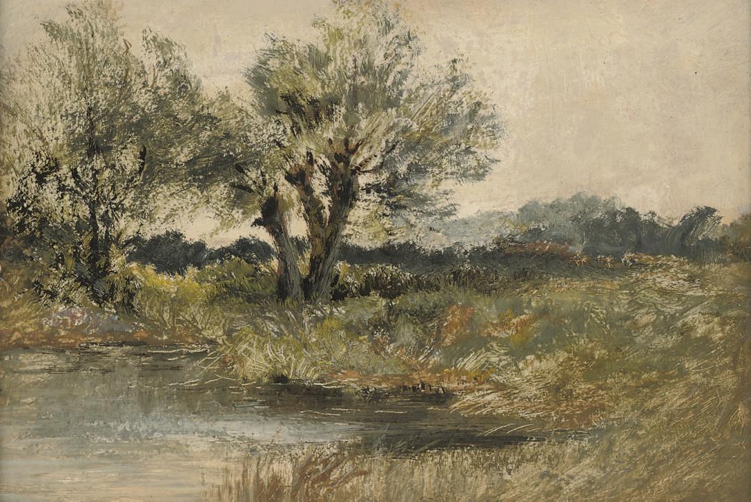 Leopold Rivers - A wooded riverbank