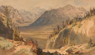 Leopold Rottmann - Blick in das Alpbachtal.