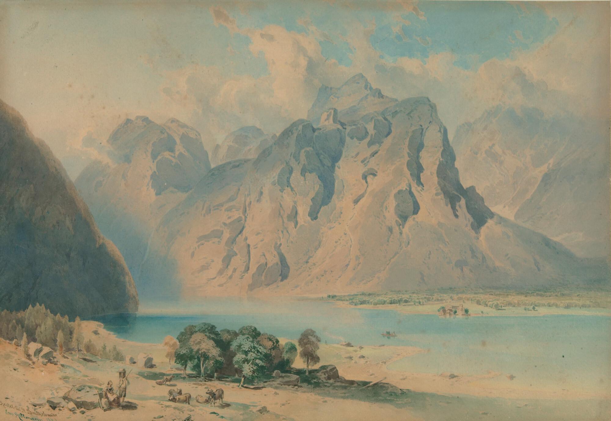 Leopold Rottmann - „Reitel bei St. Bartholomae“.