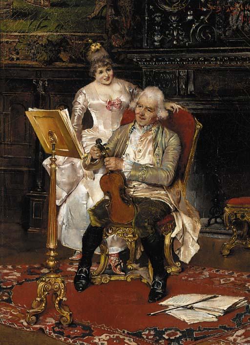 Leopold Schmutzler - Preparing for the recital