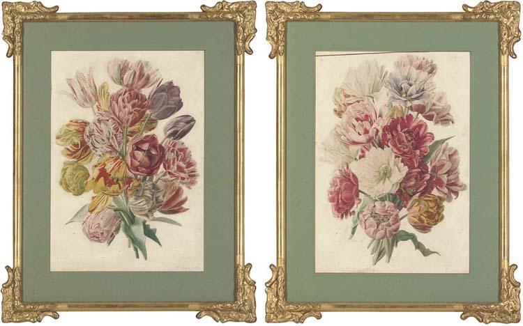 Leopold Stoll - Peonies; Tulips