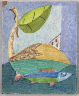 Leopold Survage - Composition au poisson