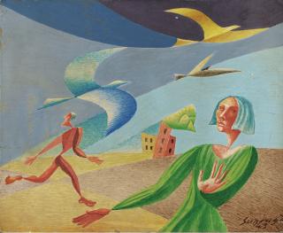 Léopold Survage - Composition Aux Oiseaux