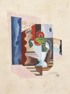 Léopold Survage - Étude pour \'Villefranche-sur-Mer\'