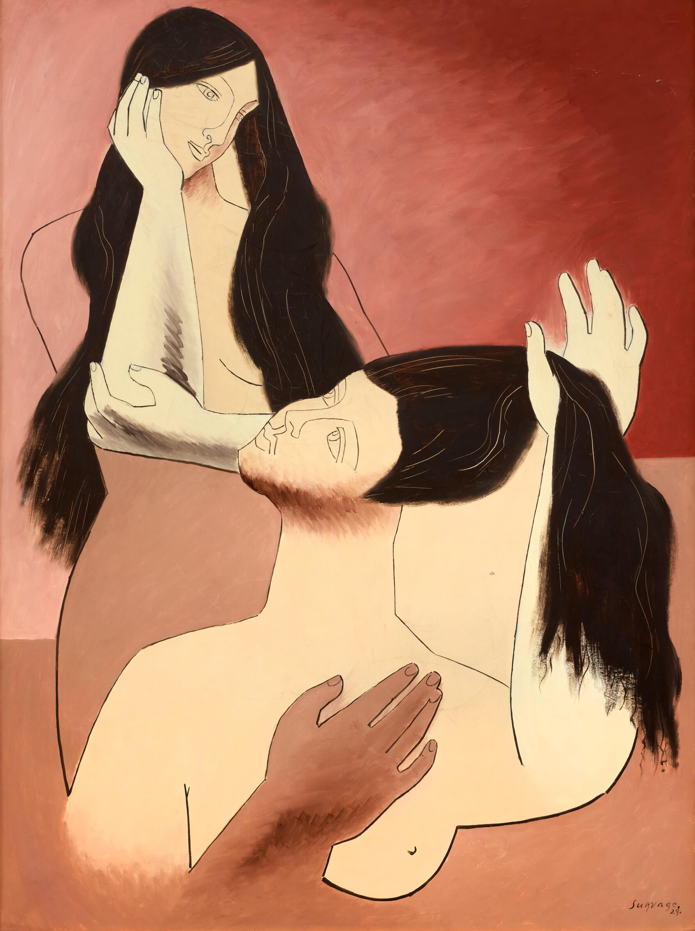 Leopold Survage - Femmes aux longs cheveux