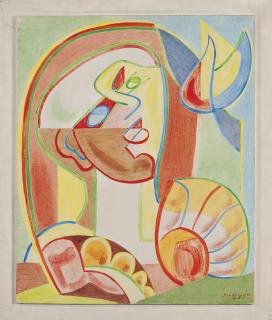 Léopold Survage - Homme Et Oiseau