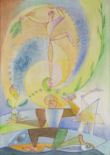 Léopold Survage - Le Prestidigitateur