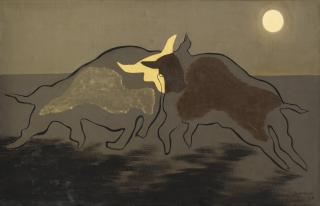 Léopold Survage - Taureaux Combattant