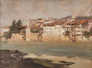 Leopoldo Galeota - Houses Along the River
