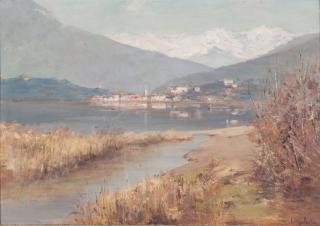 Leopoldo Galeota - Paesaggio lacustre