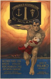 Leopoldo Metlicovitz - Assicurazione Di Milano