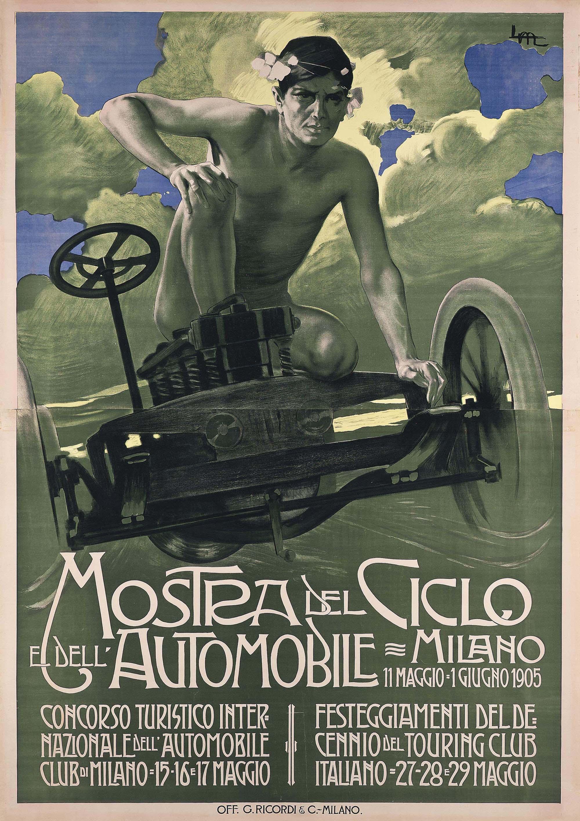 Leopoldo Metlicovitz - Mostra Del Ciclo E Dell\' Automobile