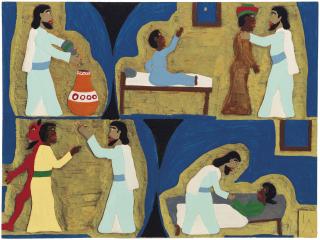 Leroy Almon - Untitled (Miracles of Jesus), 1988