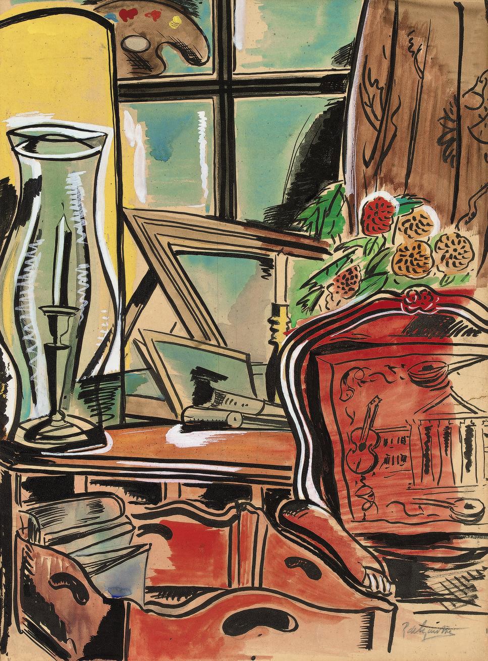 Leroy Leveson Joseph Laurent De Maistre - The artist\'s window