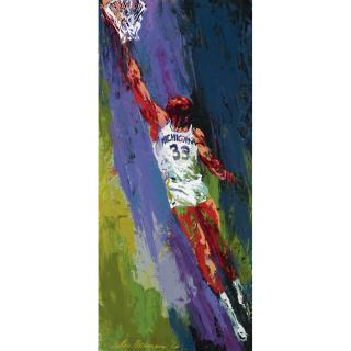 Leroy Neiman - Cazzie Russell