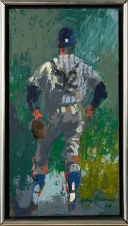 Leroy Neiman - Elston Howard, Catcher
