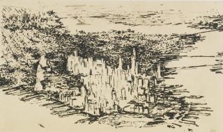 Leroy Neiman - New York City 1955