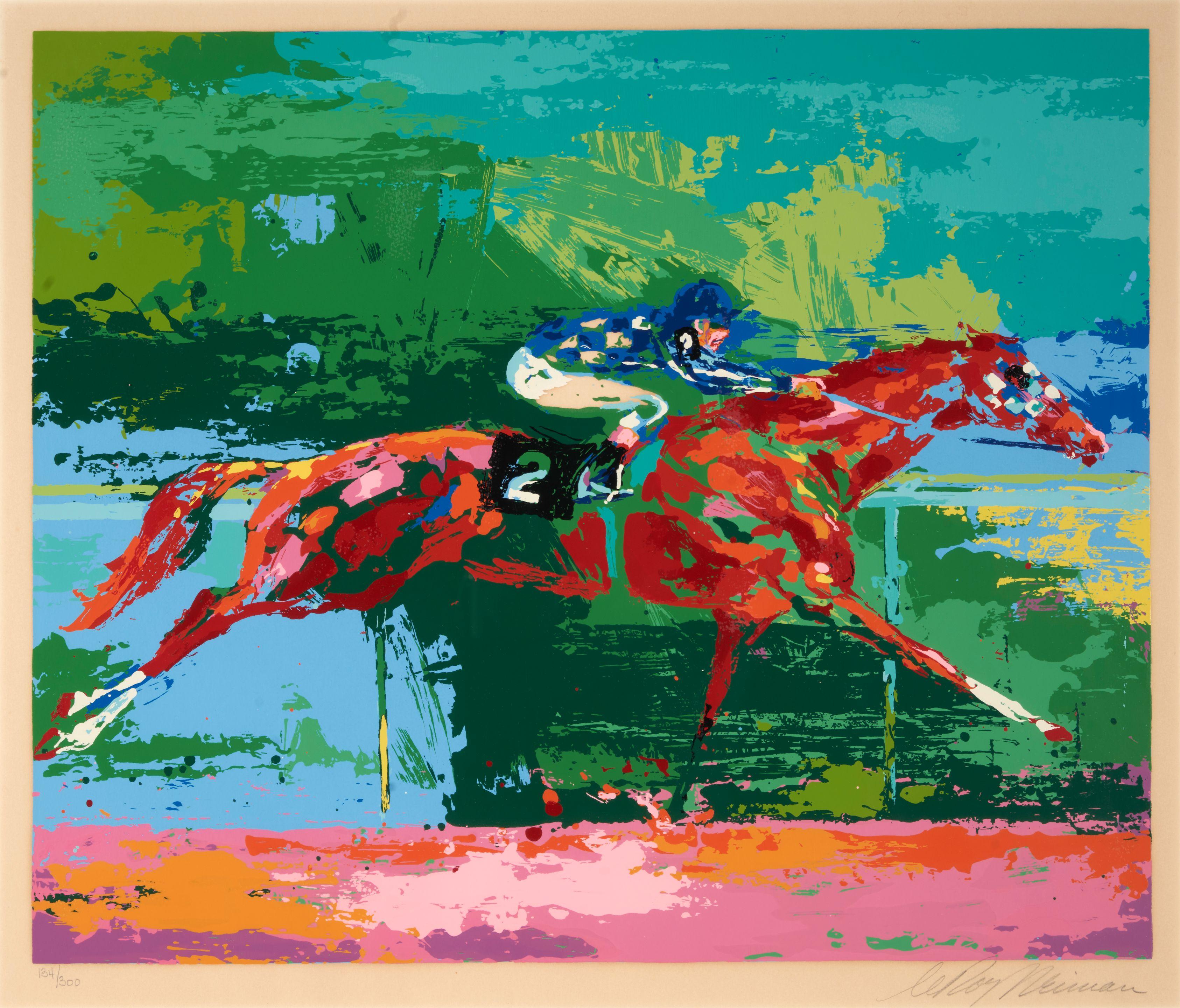 LeRoy Neiman - Secretariat (Big Red)