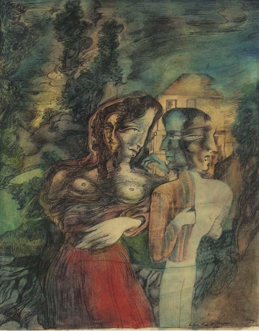 Leslie Hurry - Welsh Figures