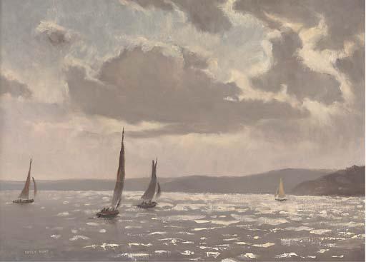 Leslie Kent - Sailing In The Solent, England