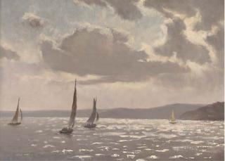 Leslie Kent - Sailing In The Solent, England