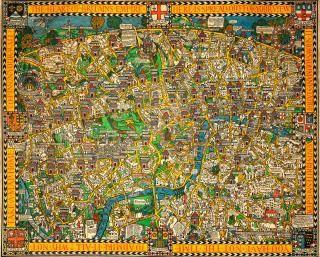 Leslie MacDonald Gill - The Wonderground Map Of London Town