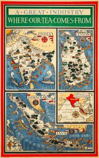 Leslie Macdonald Gill - Where Our Tea Comes From, India, Ceylon, Sumatra, Java