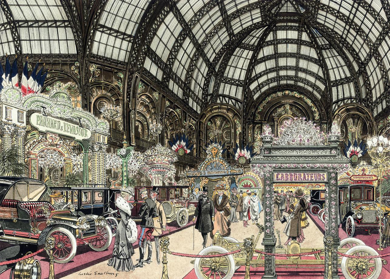 Leslie Saalburg - The Salon des Automobiles, Paris